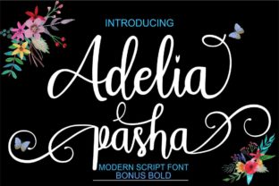 Adelia Pasha: A Playful Script Font for Makers