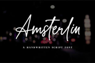 Amsterlin: A Charming Script Font for Makers