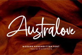 Australove: A Modern Script Font for Elegant Branding