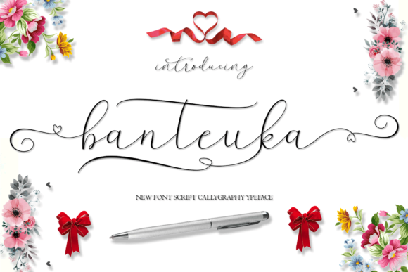 Banteuka: A Premium Script Handwritten Font for Web Design