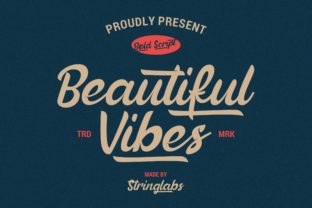 Beautiful Vibes: A Nostalgic Script for Modern Design