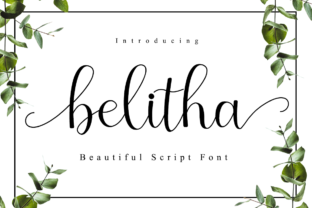 Belitha: The Script Font for Scroll-Stopping Visuals