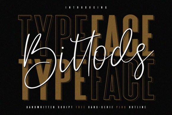 Bittods Duo: A Script Handwritten Font for Campaigns
