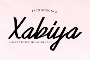 Bring Xabiya Script Handwritten Fonts to Your Shop