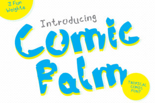 Comic Palm Font: A Tropical Script for Small Business Branding