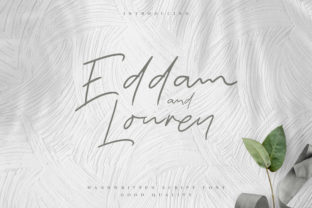 Eddam and Louren: A Charming Script Font for Branding