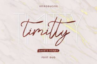 Elevate Your Brand with Timitty Duo Script Handwritten Fonts