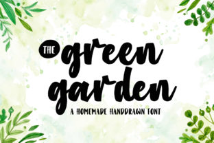 Green Garden Script Font Review for Makers