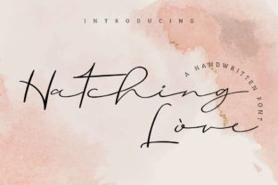 Hatching Love: A Versatile Script Font for Branding