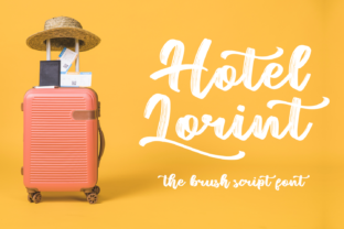 Hotel Lorint: A Cute Brush Script Font for Branding