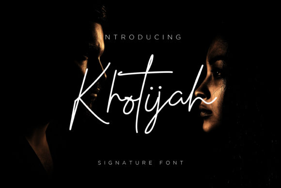 Khotijah: The Authentic Script Font for Makers