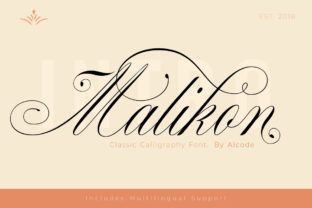 Malikon: The Elegant Script Font for Premium Branding