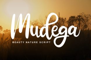 Mudega: A Classy Script Handwritten Font for Editorial Design