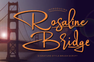 Rosaline Bridge: The Script Font for Modern Branding