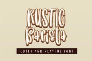 Rustic Barista Font: Elevate Your Brand with Elegant Script