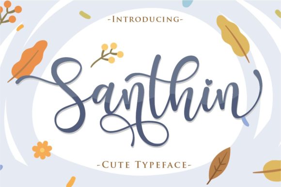 Santhin: The Sweet Script Font for Handmade Brands