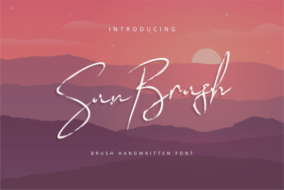 Sun Brush: A Playful Script Font for Small Business Branding