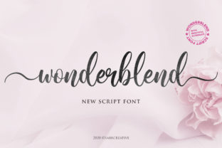 Wonderblend: A Friendly Script Font for Editorial Design